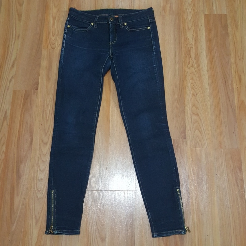 Tory Burch Cropped Slim Jeans